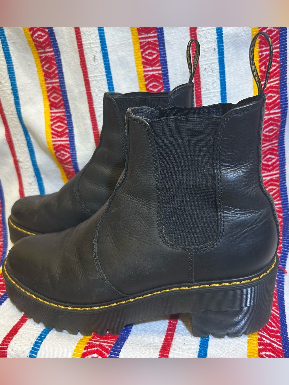 Dr Martens Rometty Leather Chelsea Boots sz 9
